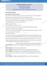 Đề thi học kì 2 Văn 8 - Đề số 7